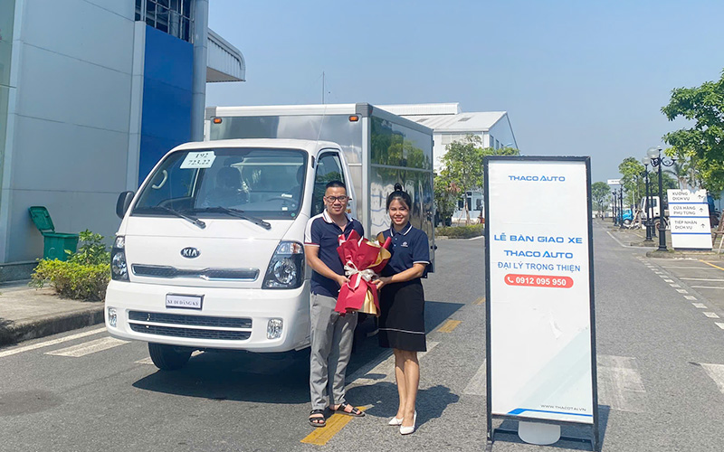 Bàn giao xe tải Kia K250 tới Công ty Sobek Việt Nam