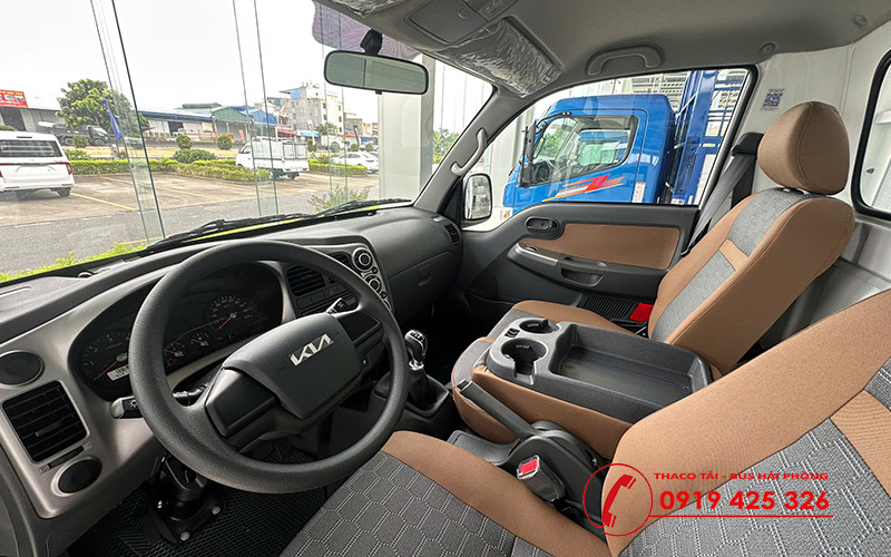 Nội thất cabin xe tải Kia K250 tại Hải Phòng
