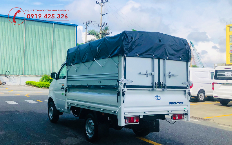Xe tải Thaco TF230 tải 920 kg thùng mui bạt Hải Phòng