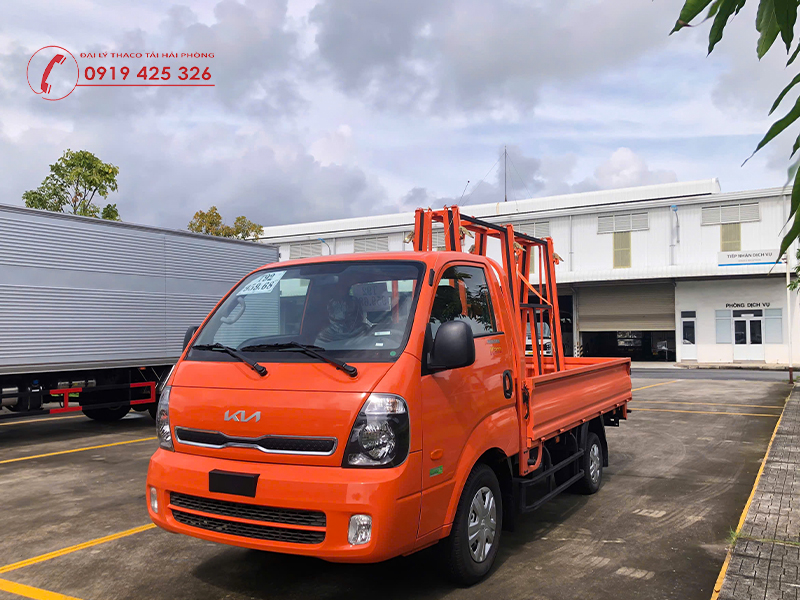 Thao Kia K200 thùng lửng chở kính giá rẻ tại Hải Phòng