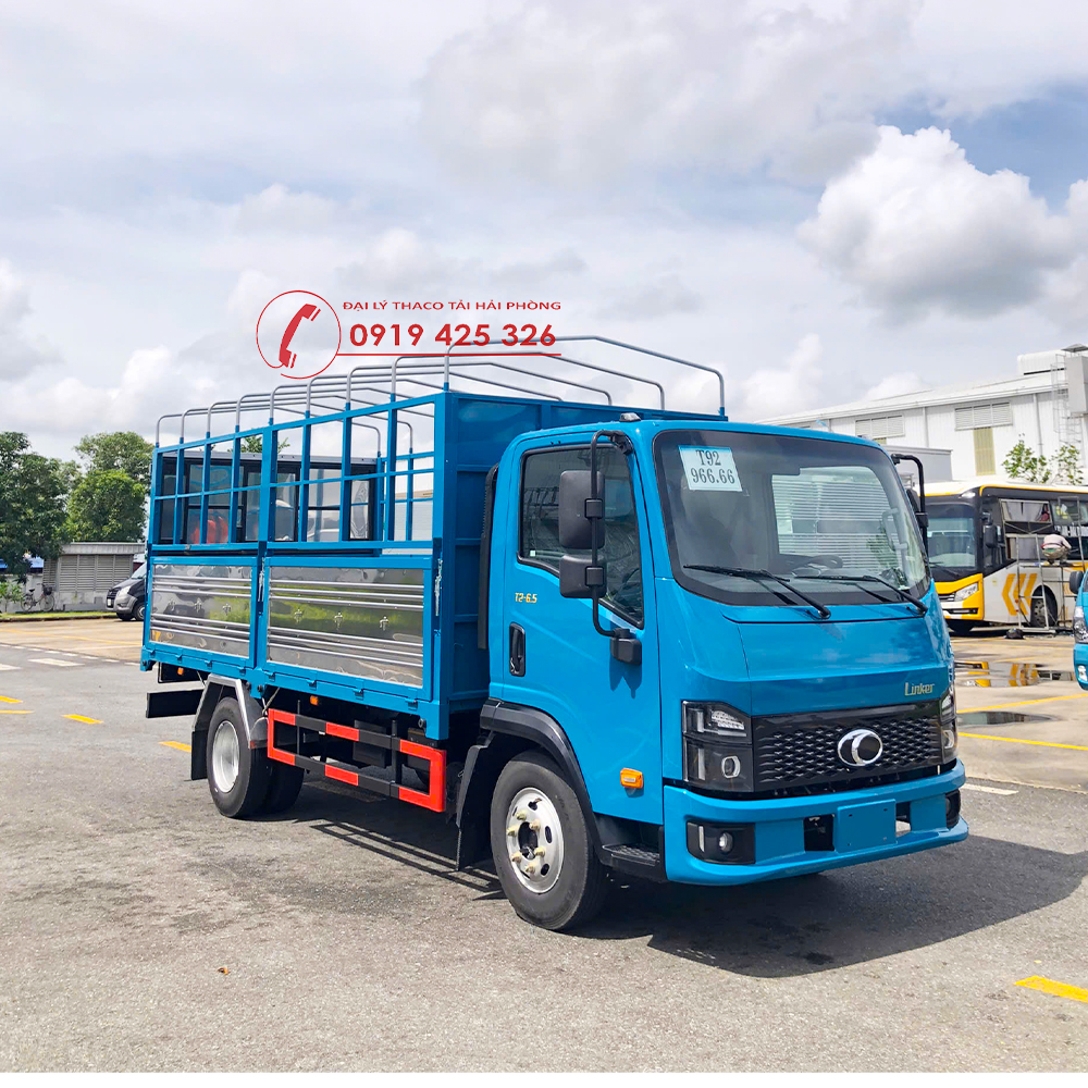 Báo giá lăn bánh Thaco Linker t2-6.5 thùng bạt Hải Phòng Báo giá lăn bánh Thaco Linker t2-6.5 thùng bạt Hải Phòng