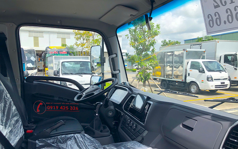 Nội thất cabin xe tải Linker t2-6.5 Hải Phòng Nội thất cabin xe tải Linker t2-6.5 Hải Phòng