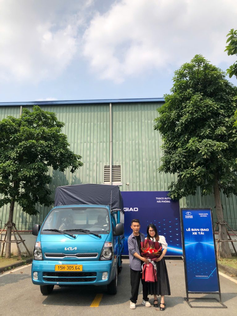 Lễ bàn giao xe tải Thaco Kia K200 thùng mui bạt tại Thaco Tải Bus Hải Phòng