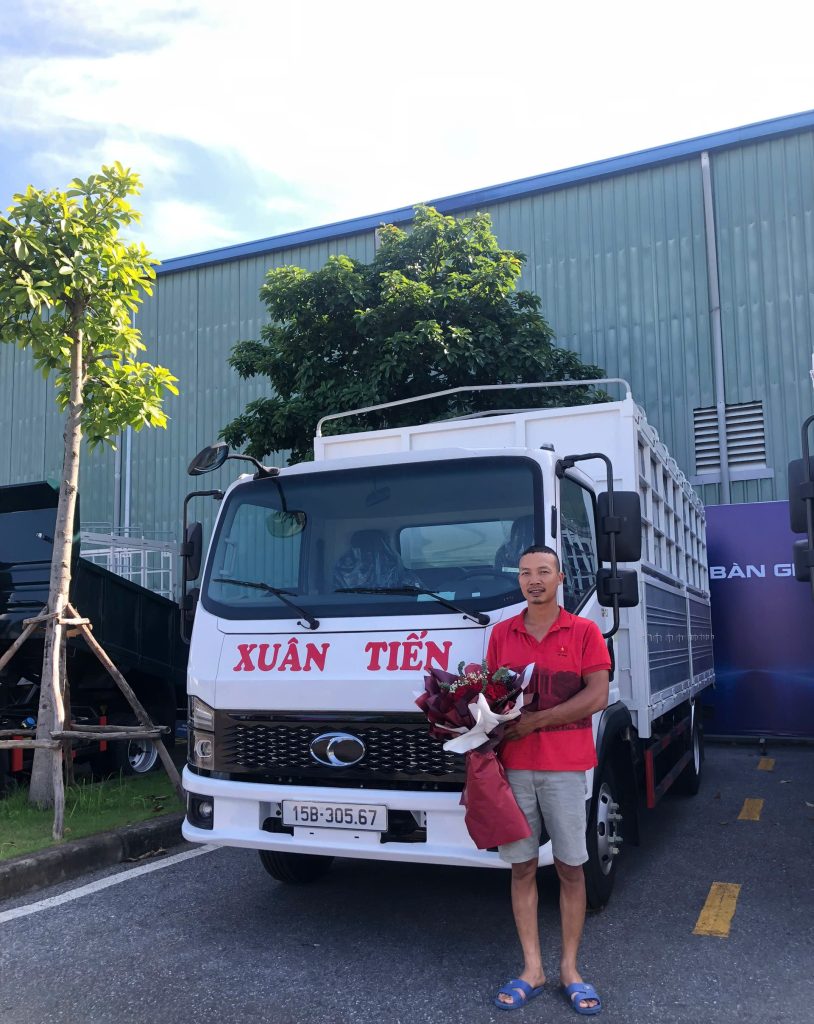 Bàn giao xe tải Thaco Linker T275 tải 3,5 tấn tại Hải Phòng