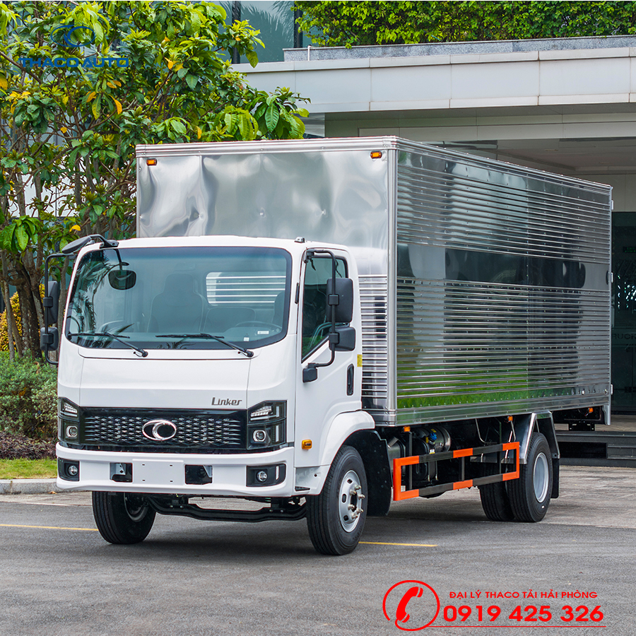 Xe tai Thaco Linker thung kin tai Hai Phong